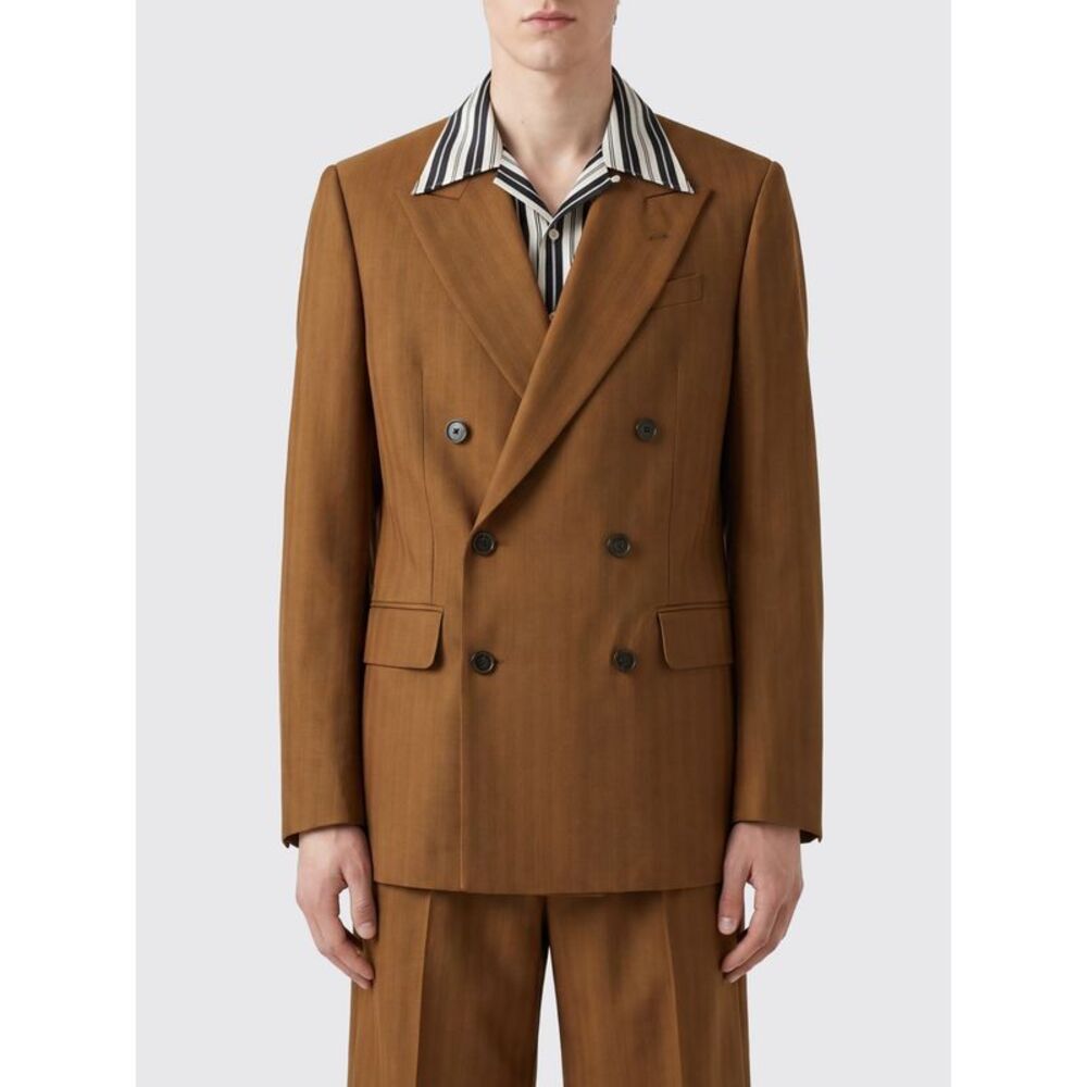 Dries Van Noten Jacket Men Brown